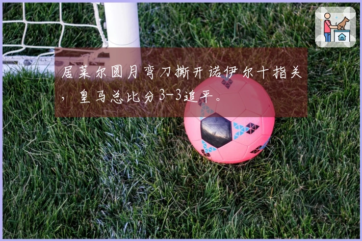 居莱尔圆月弯刀撕开诺伊尔十指关，皇马总比分3-3追平。